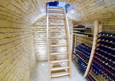 Maçonnerie cave à vin