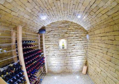 Maçonnerie Luxembourg cave à vin