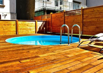 Terrasse en bois - Jardinier au Luxembourg Spellini (Piscine)