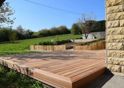 Terrasse en bois - Jardinier au Luxembourg Spellini