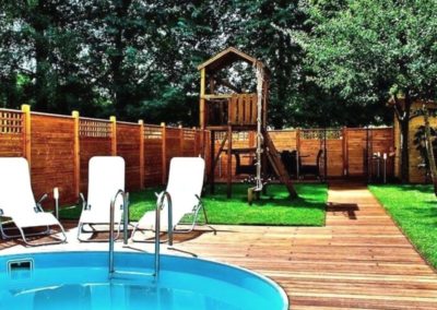 Terrasse - Conception de jardin avec Spellini