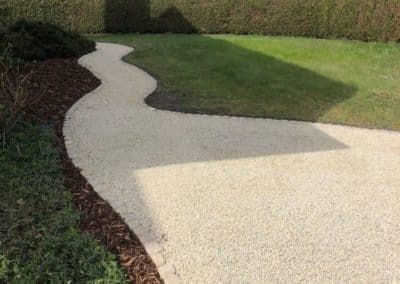 Cheminement de jardin et terrasse - Bordure en pierre naturelle